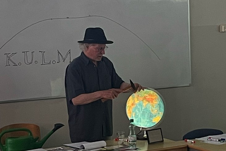Richard Frankenberger tijekom predavanja (foto: Valerija Mandir)